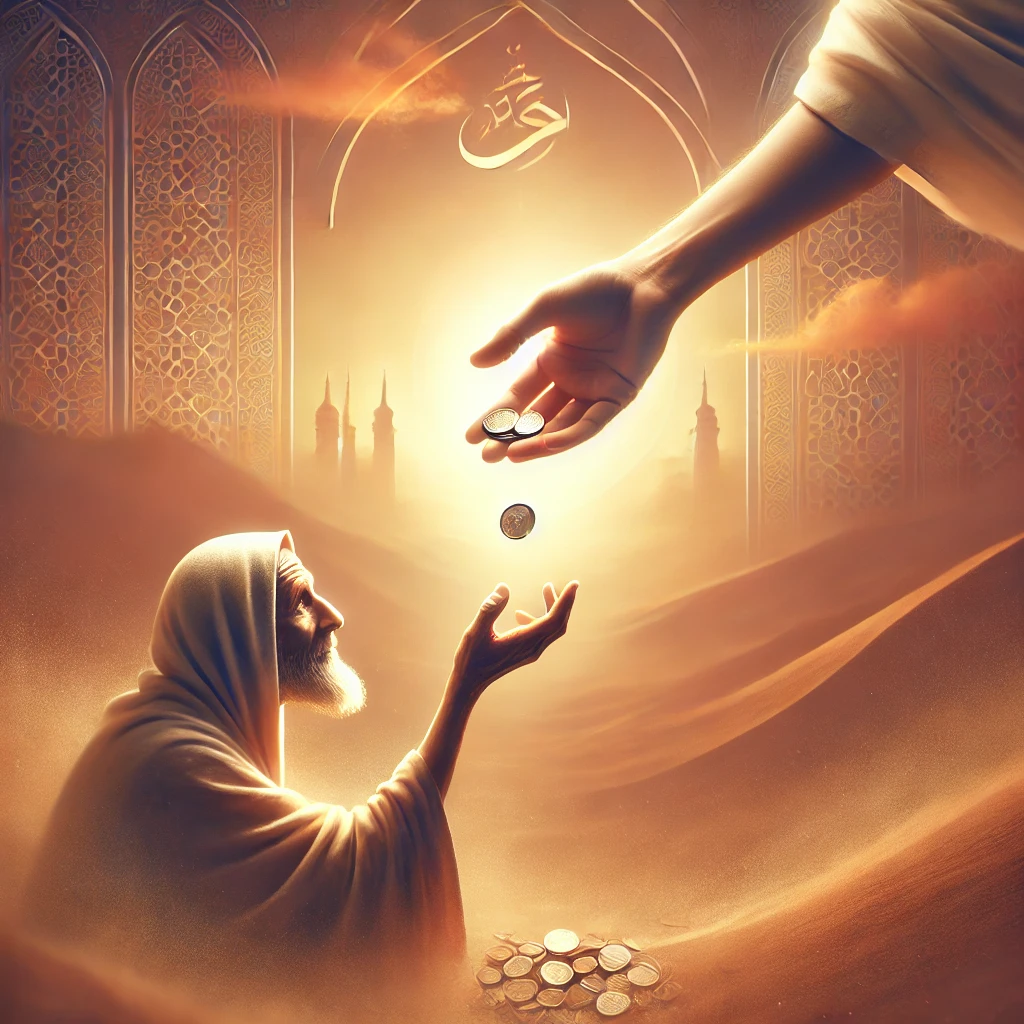Charity: The upper hand is better than the lower hand